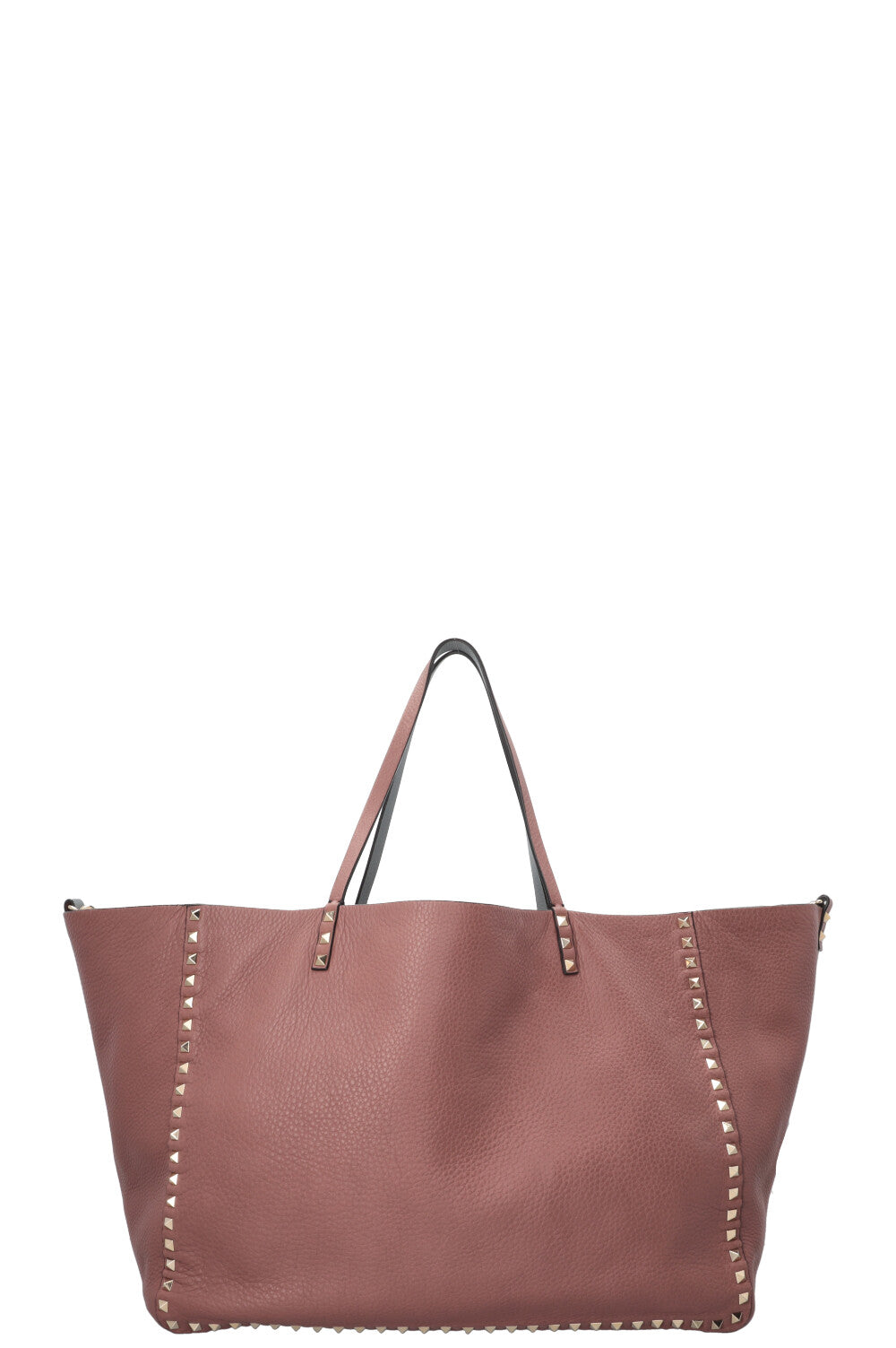 Sac Valentino Rockstud réversible rose-brun bleu