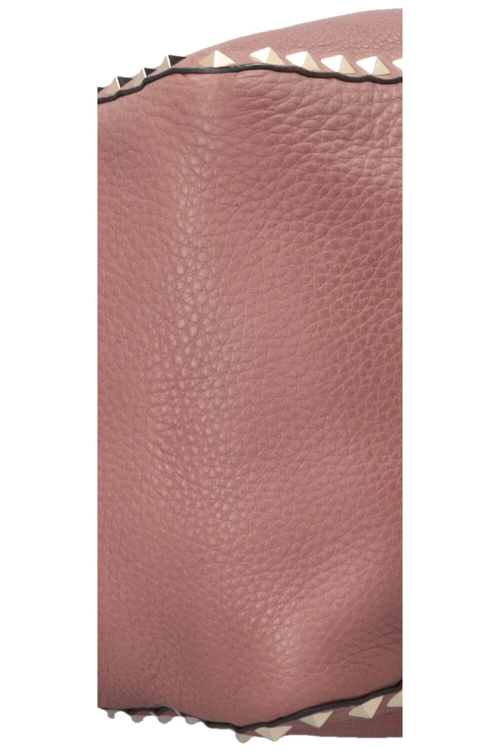 Sac Valentino Rockstud réversible rose-brun bleu