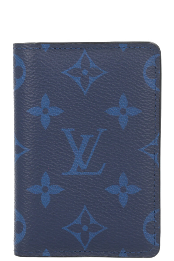 LOUIS VUITTON Taigarama Pocket Organizer Cobalt Blue MNG