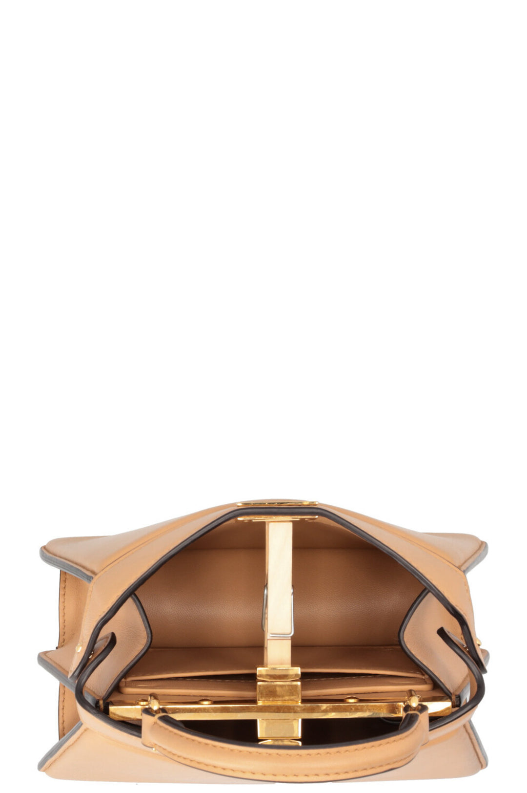 FENDI Peekaboo ISeeU Petite Nappa Honey