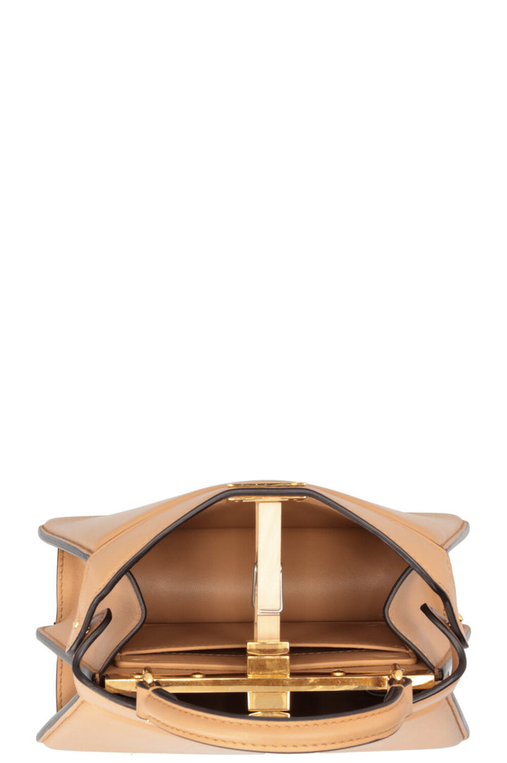 FENDI Peekaboo ISeeU Petite Nappa Honey