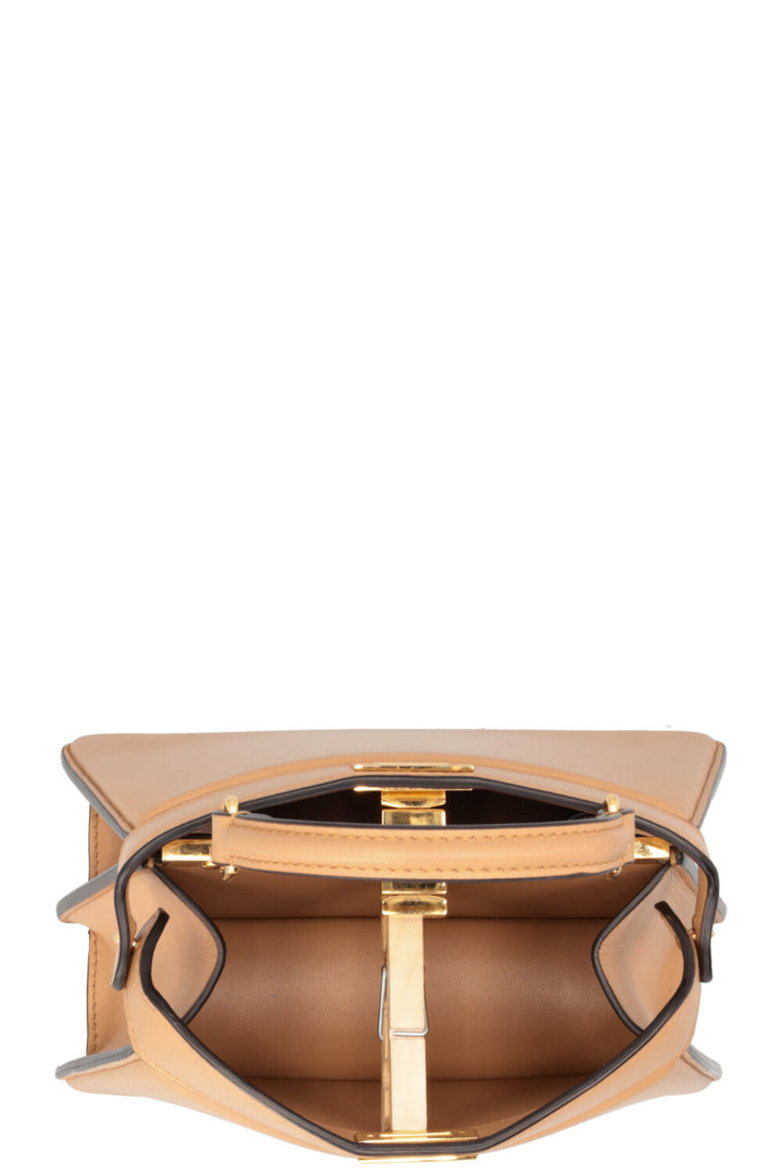 FENDI Peekaboo ISeeU Petite Nappa Honey