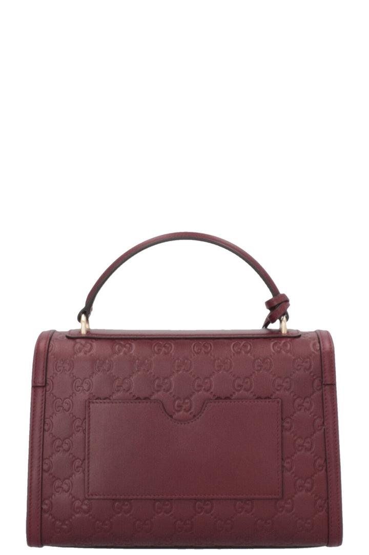 Sac GUCCI Padlock taille moyenne bordeaux