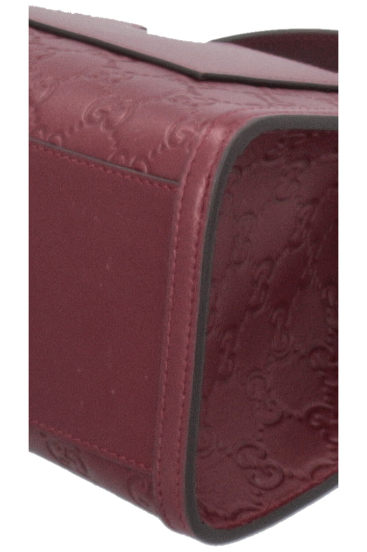 Sac GUCCI Padlock taille moyenne bordeaux