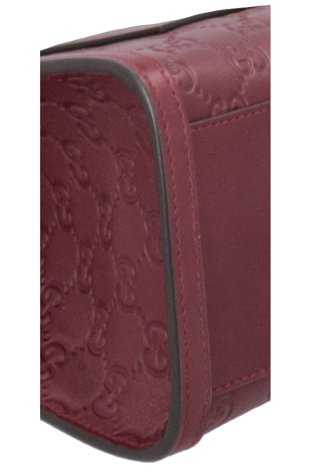 Sac GUCCI Padlock taille moyenne bordeaux