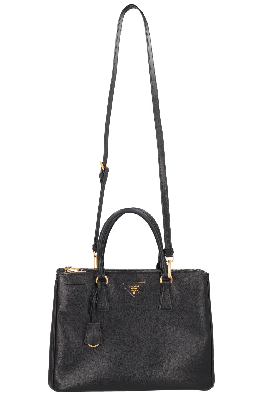 PRADA Galleria Saffiano Large Tote Bag Black