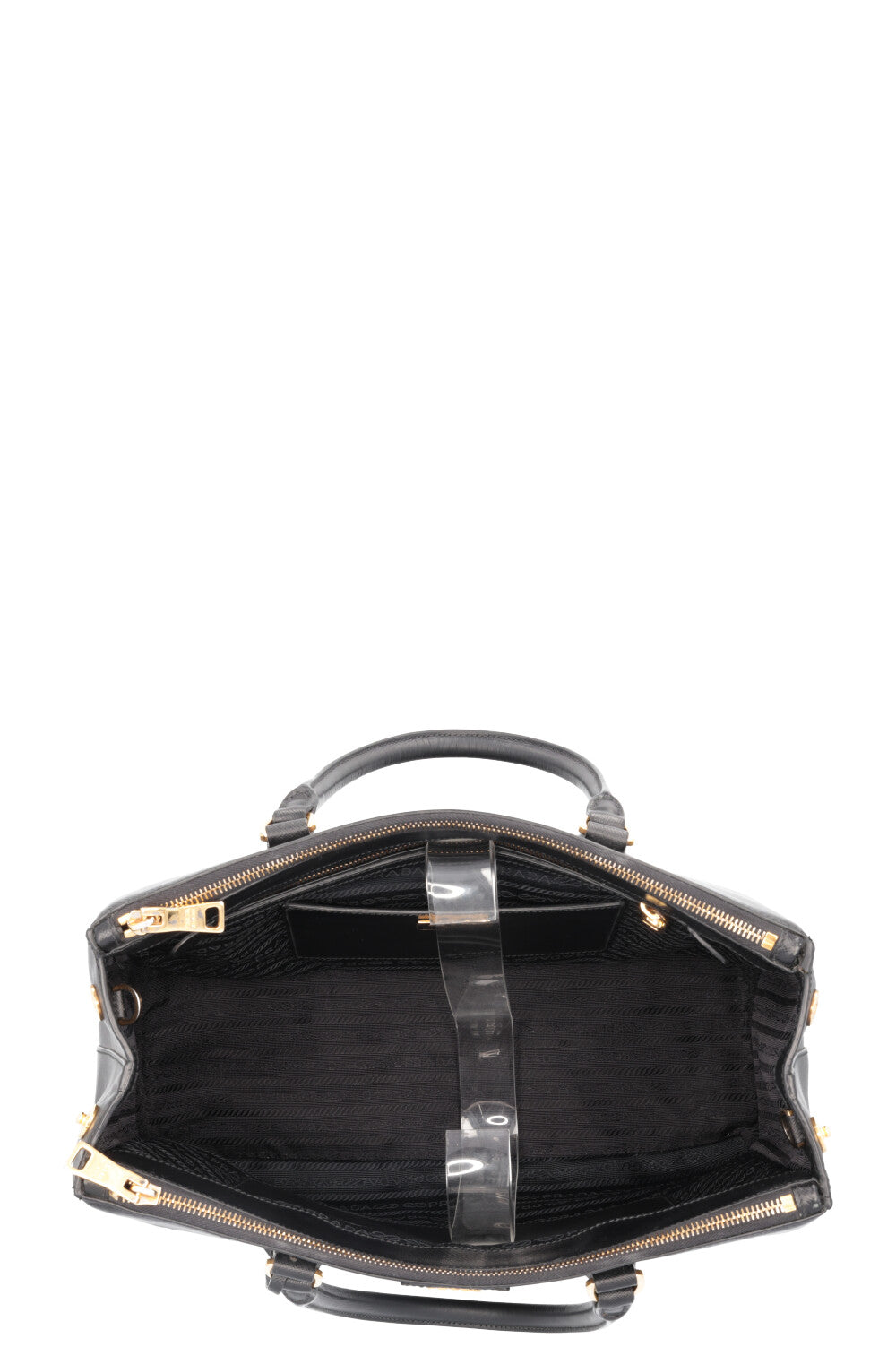PRADA Galleria Saffiano Large Tote Bag Black
