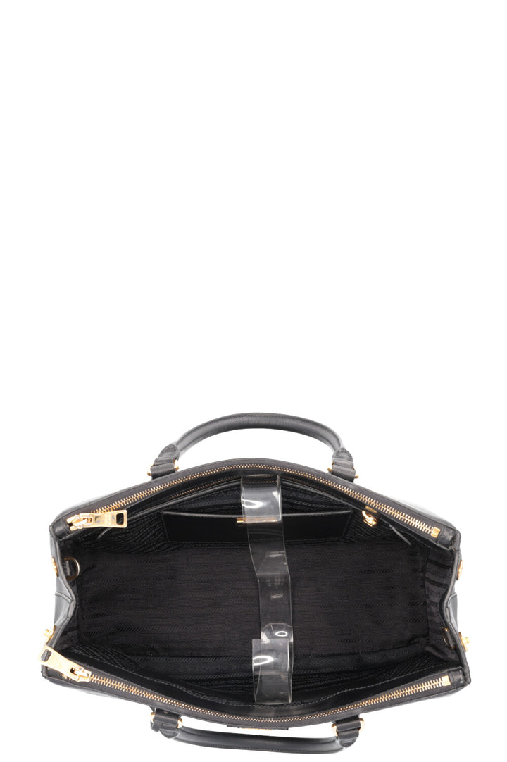 PRADA Galleria Saffiano Large Tote Bag Black