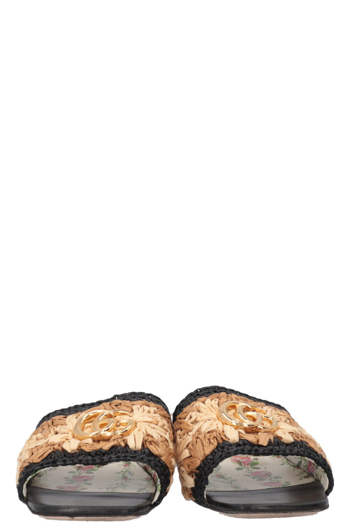 Ballerines GUCCI Marmont en raphia