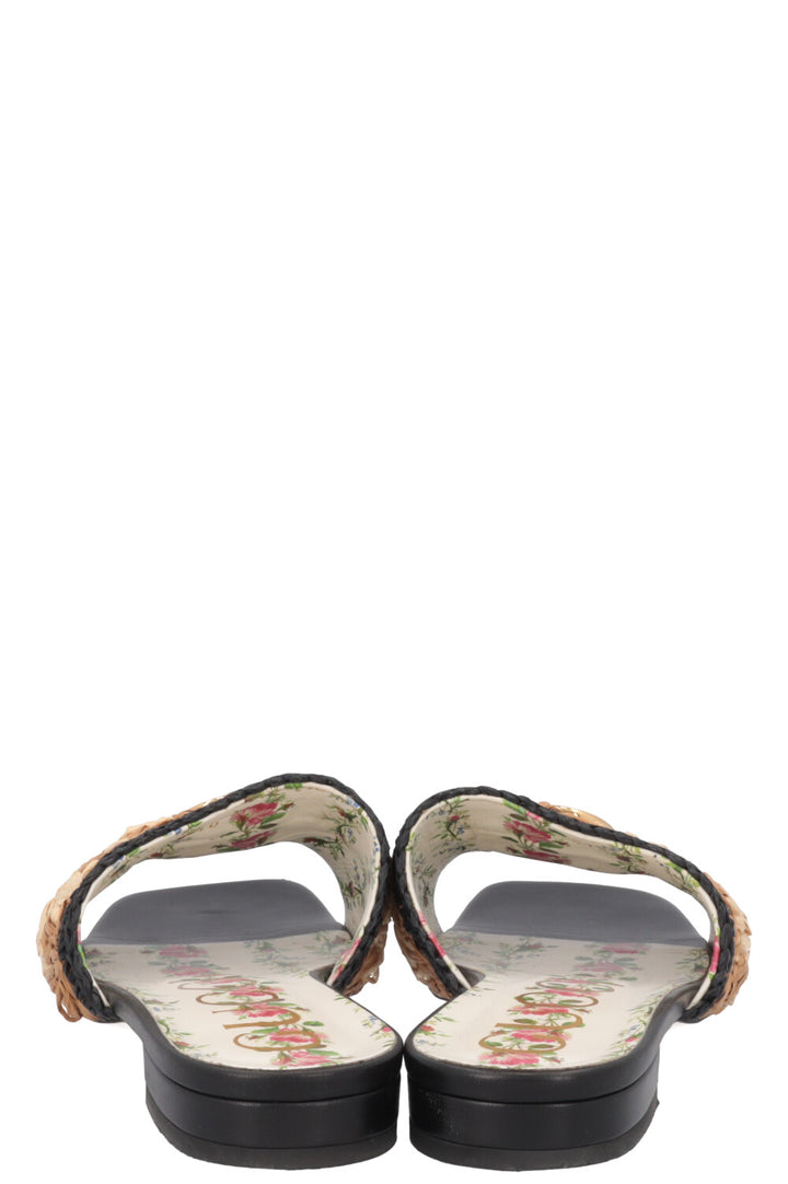 Ballerines GUCCI Marmont en raphia