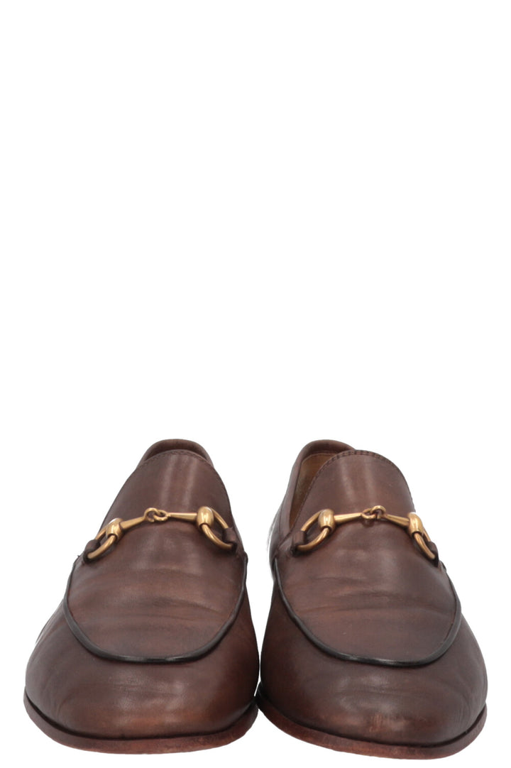GUCCI Jordaan Flats Brown