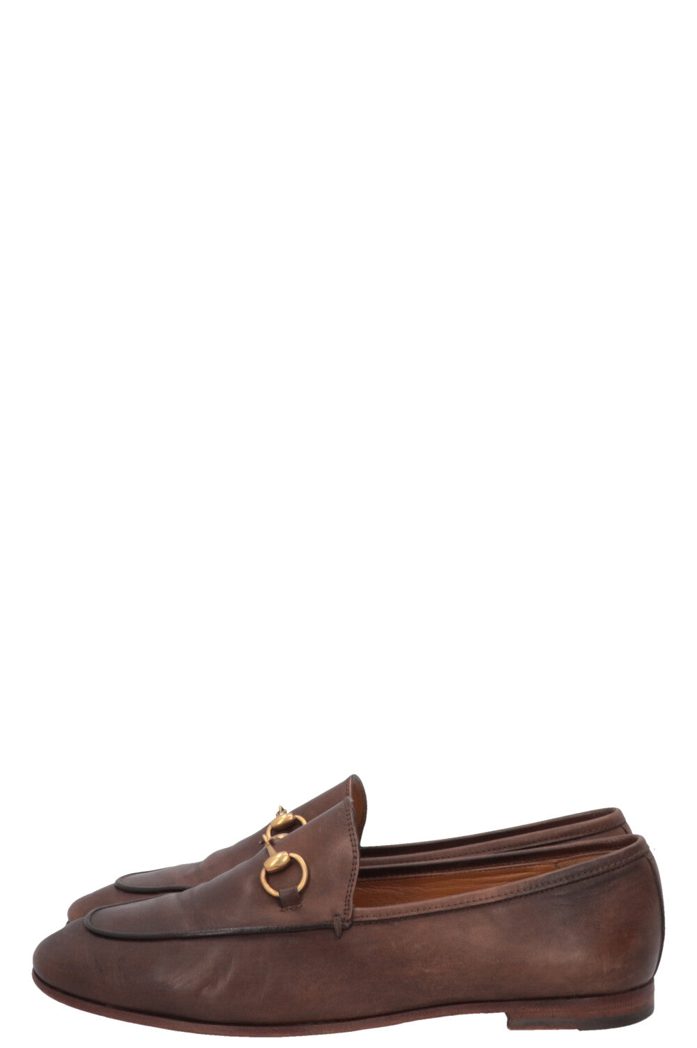 GUCCI Jordaan Flats Brown