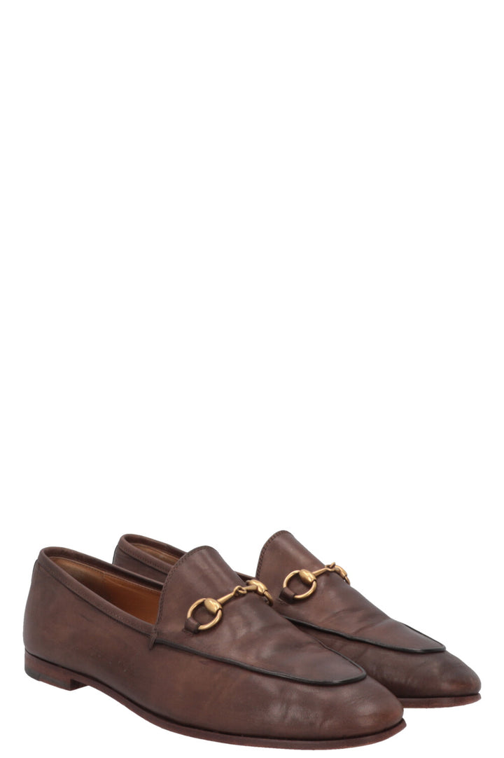 GUCCI Jordaan Flats Brown