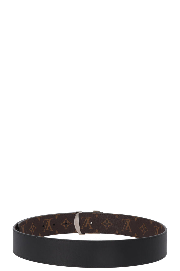 LOUIS VUITTON Reversible Initiales 40 Belt MNG Black