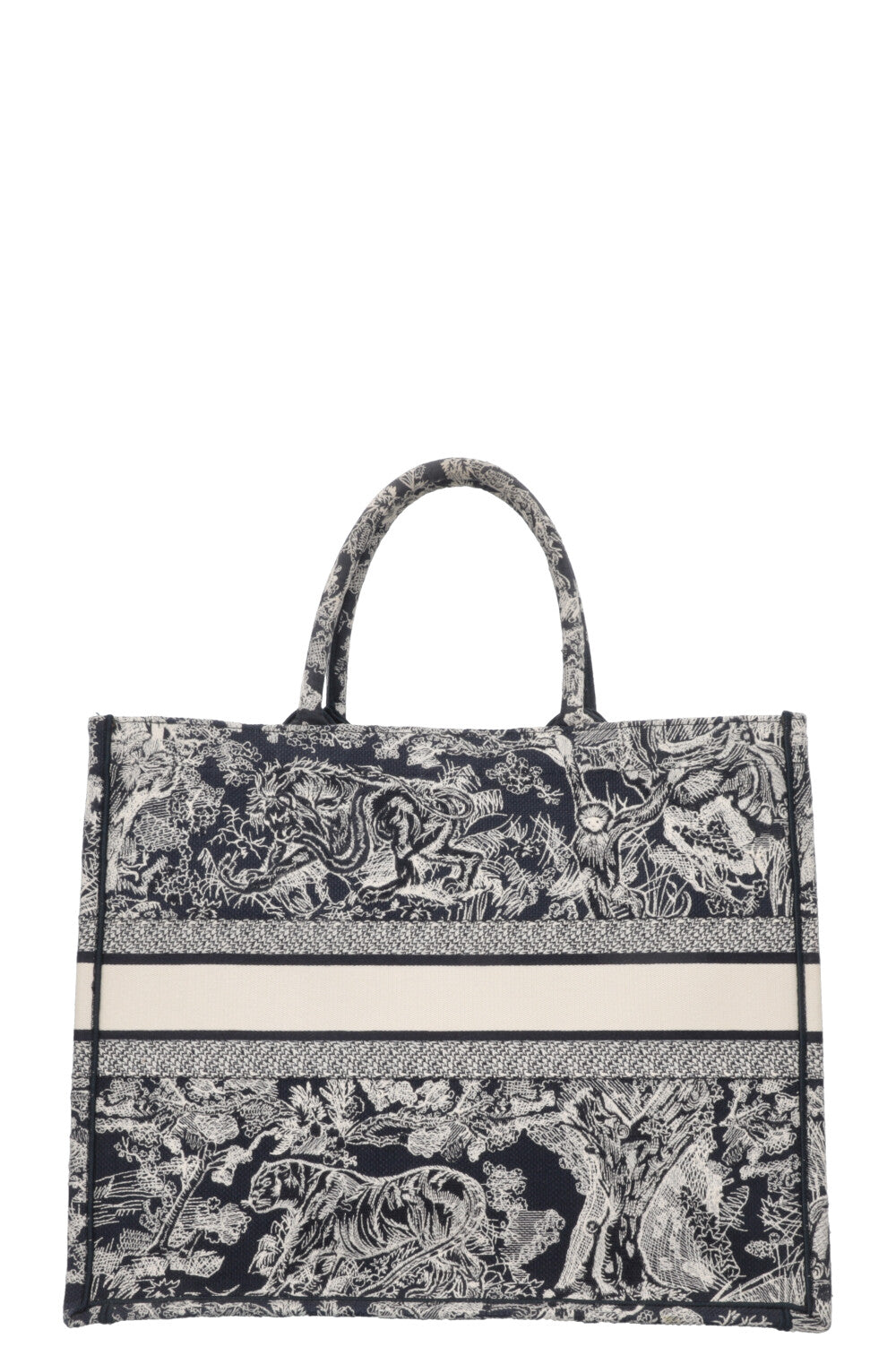 CHRISTIAN DIOR Book Tote Toile de Jouy Large – REAWAKE