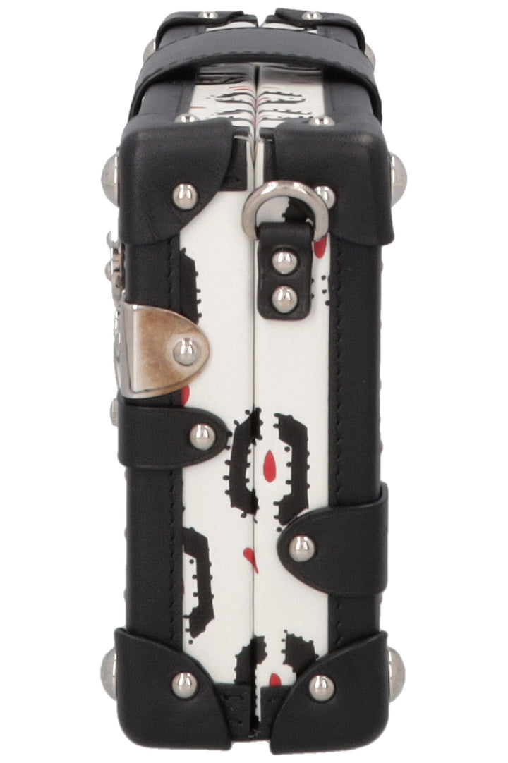 LOUIS VUITTON Petite Malle Trunk Bandoulière Noir et Blanc