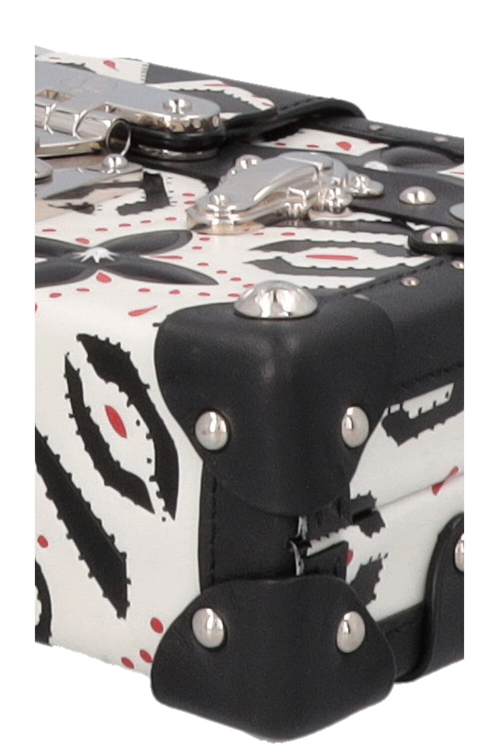 LOUIS VUITTON Petite Malle Trunk Bandoulière Noir et Blanc