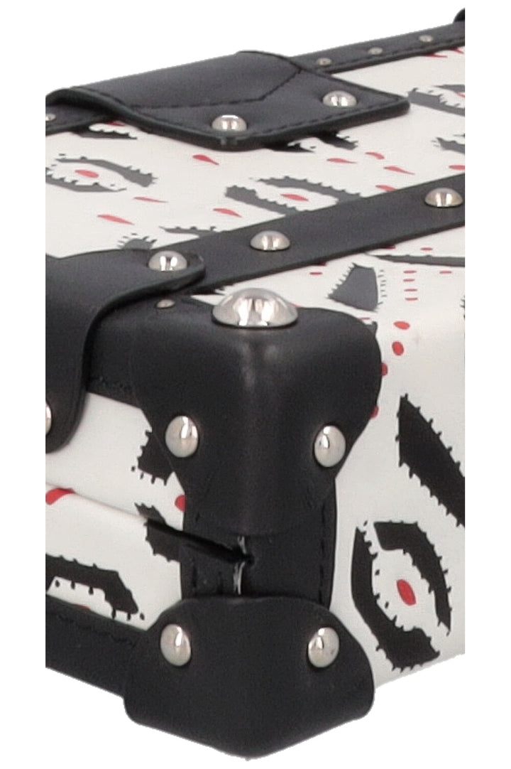 LOUIS VUITTON Petite Malle Trunk Bandoulière Noir et Blanc