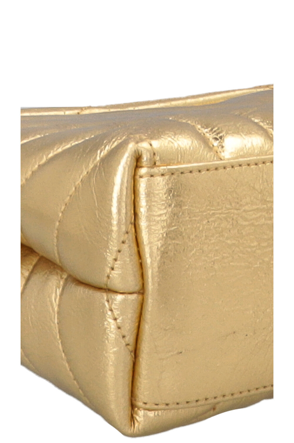 SAINT LAURENT Petit sac bandoulière Loulou Or