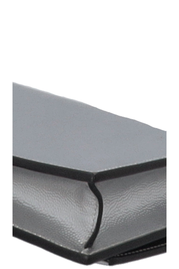 SAINT LAURENT Petit sac bandoulière Kate à pompon argenté