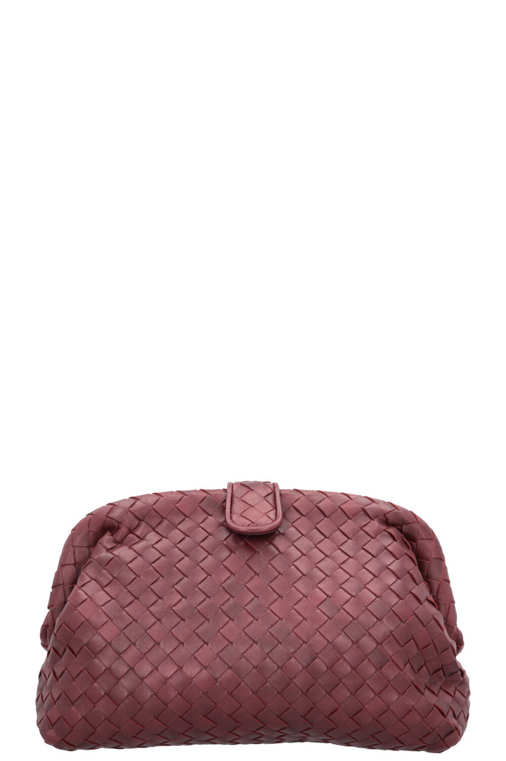 BOTTEGA VENETA The Lauren 1980 Clutch Gigolo Red
