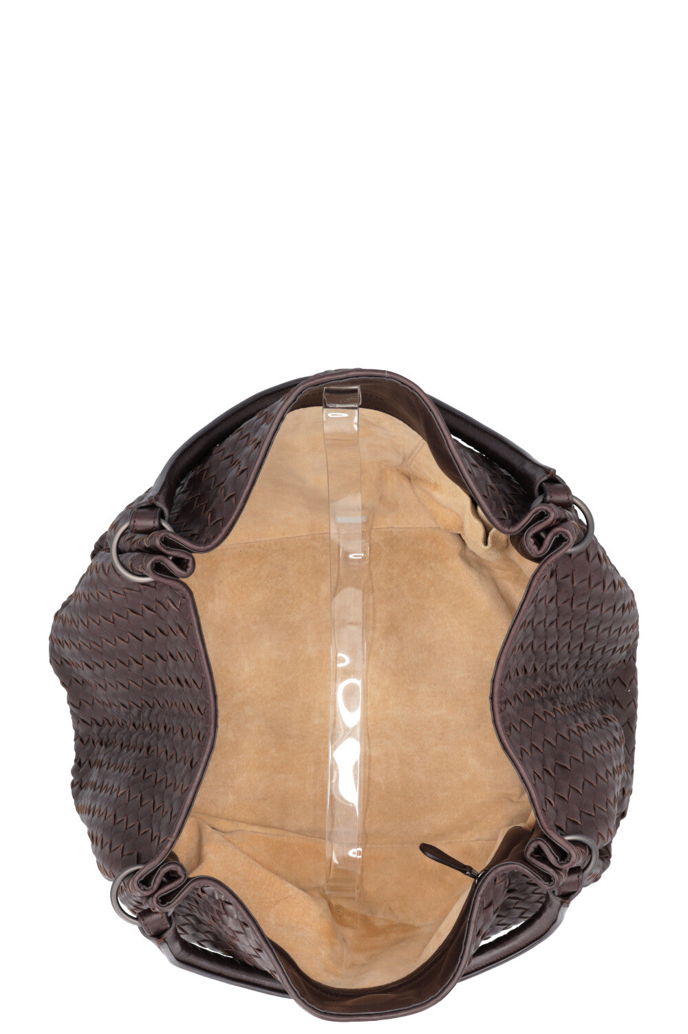 BOTTEGA VENETA Intrecciato Shoulder Bag Brown
