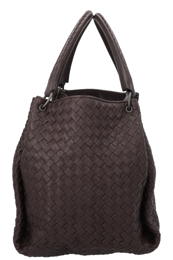 BOTTEGA VENETA Intrecciato Shoulder Bag Brown