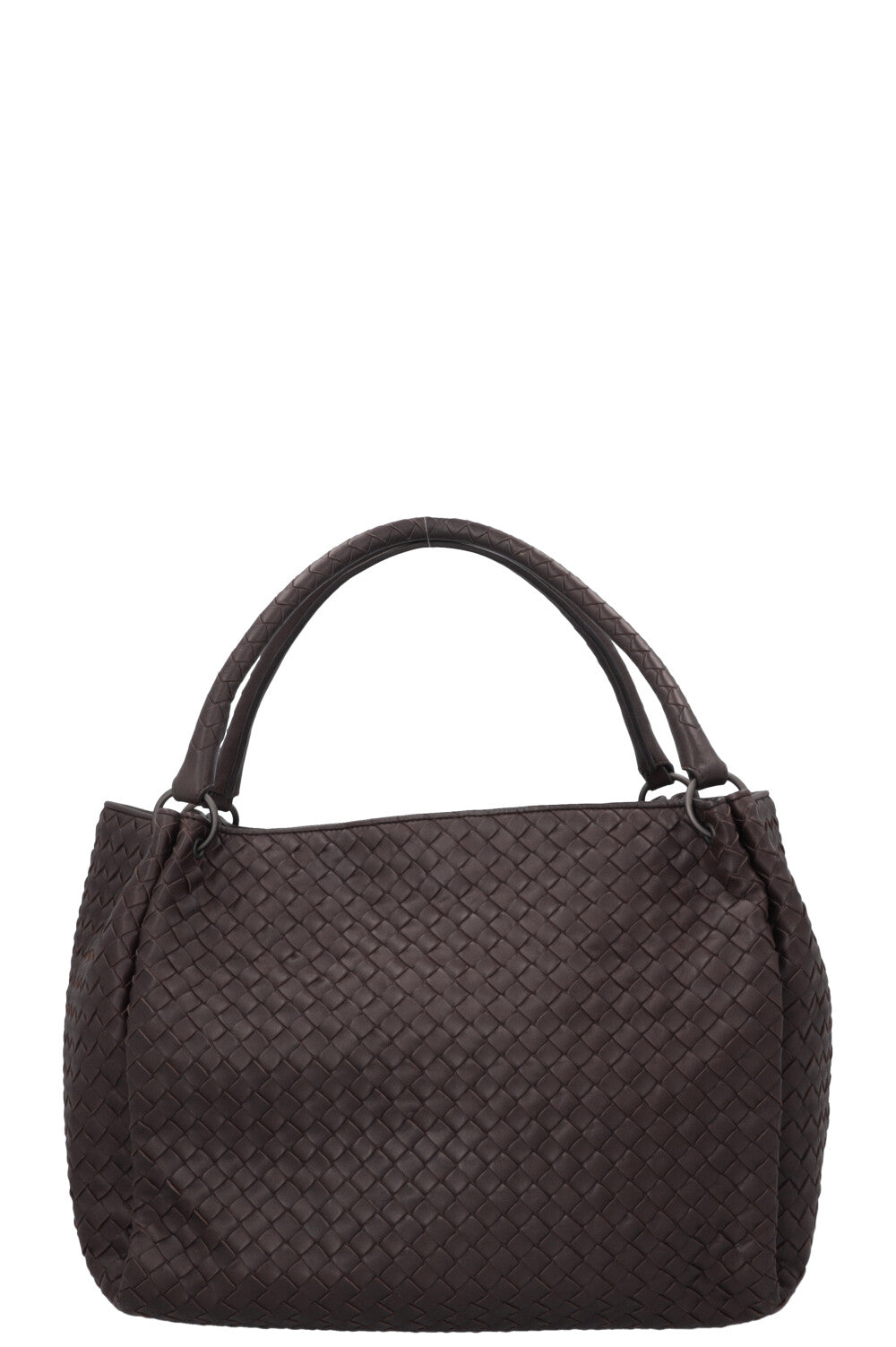 BOTTEGA VENETA Intrecciato Shoulder Bag Brown