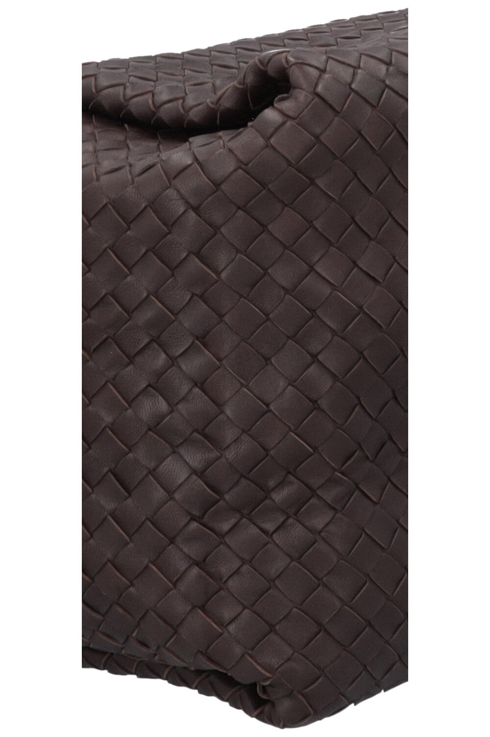 BOTTEGA VENETA Intrecciato Shoulder Bag Brown