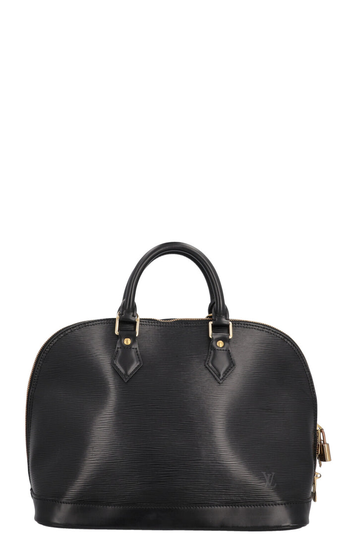 LOUIS VUITTON Alma PM Epi Black