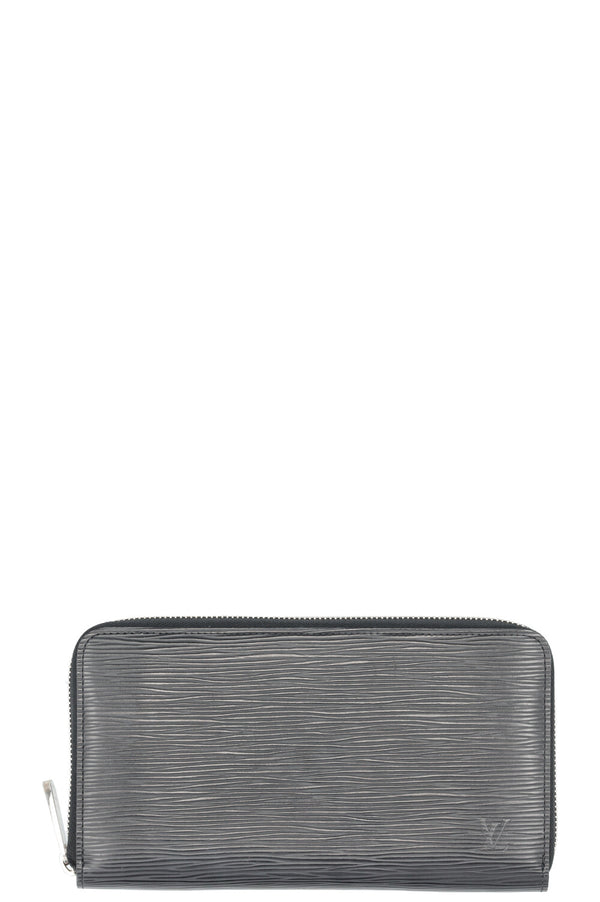 Portefeuille long zippé LOUIS VUITTON Noir Epi