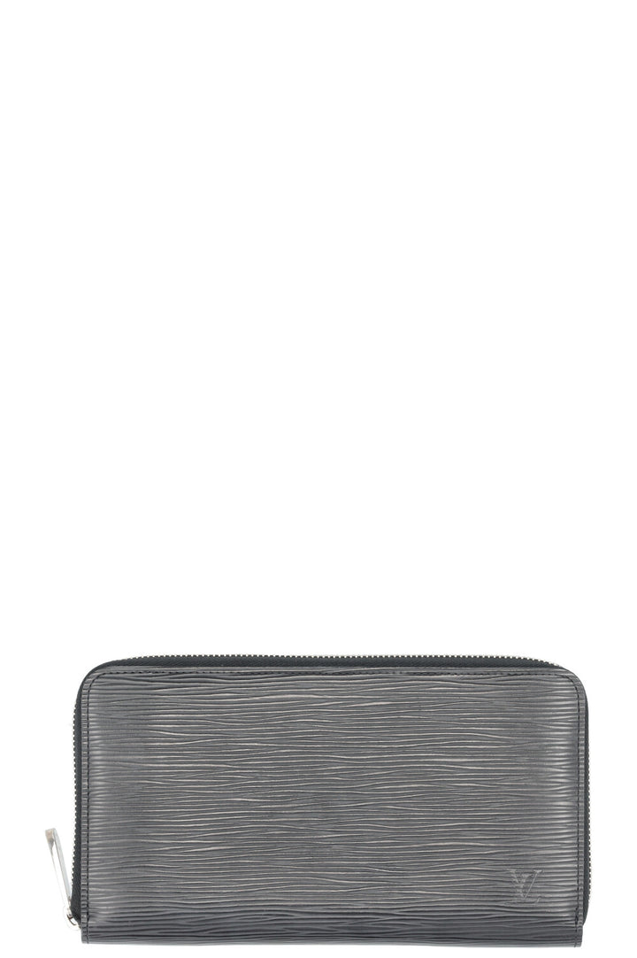 Portefeuille long zippé LOUIS VUITTON Noir Epi
