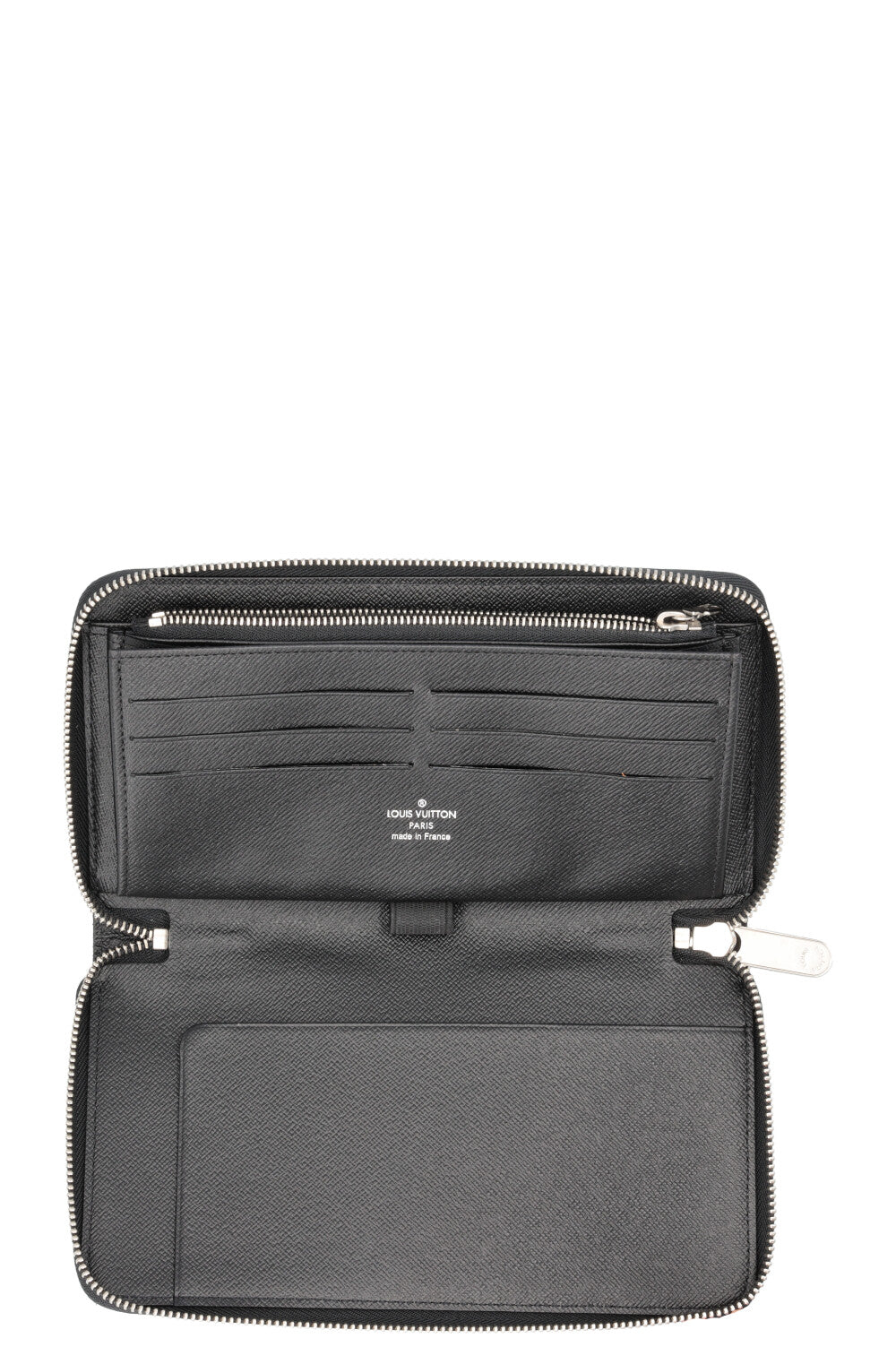 Portefeuille long zippé LOUIS VUITTON Noir Epi