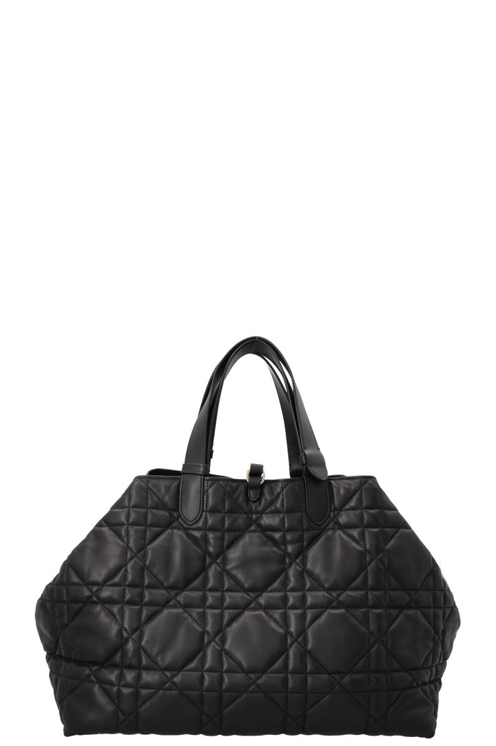 CHRISTIAN DIOR Toujours Bag Large Macrocannage Black
