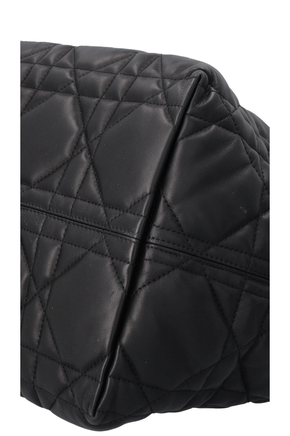 CHRISTIAN DIOR Toujours Bag Large Macrocannage Black