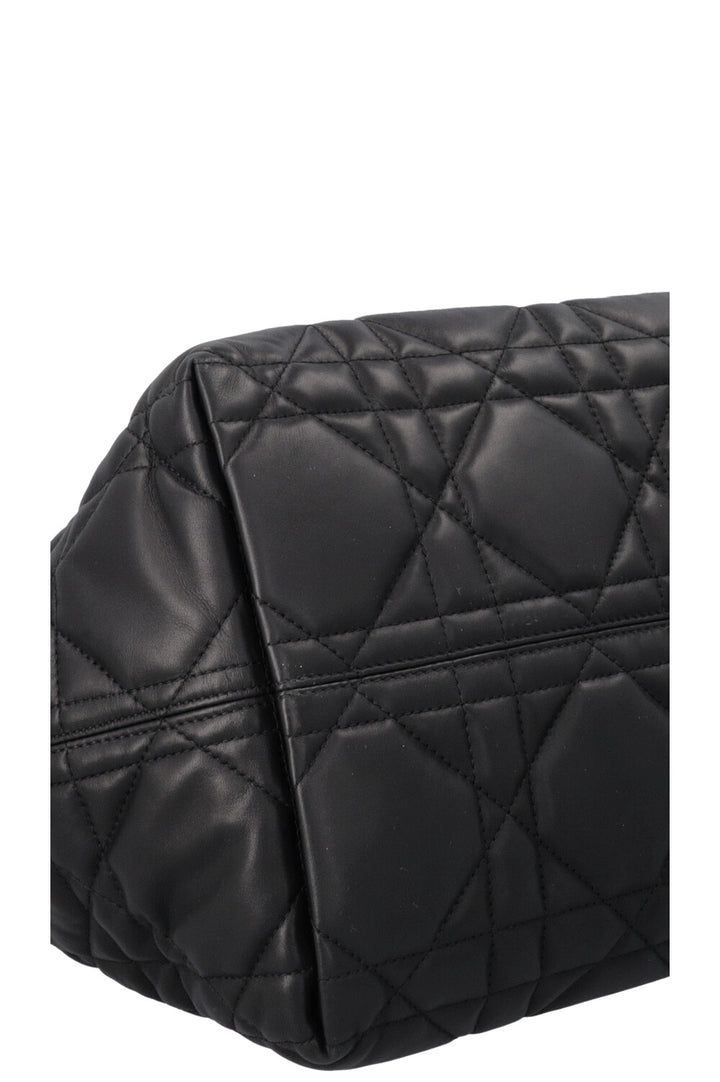CHRISTIAN DIOR Toujours Bag Large Macrocannage Black