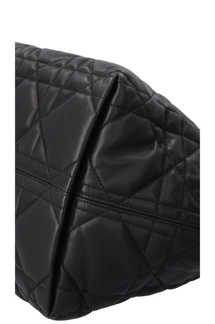 CHRISTIAN DIOR Toujours Bag Large Macrocannage Black