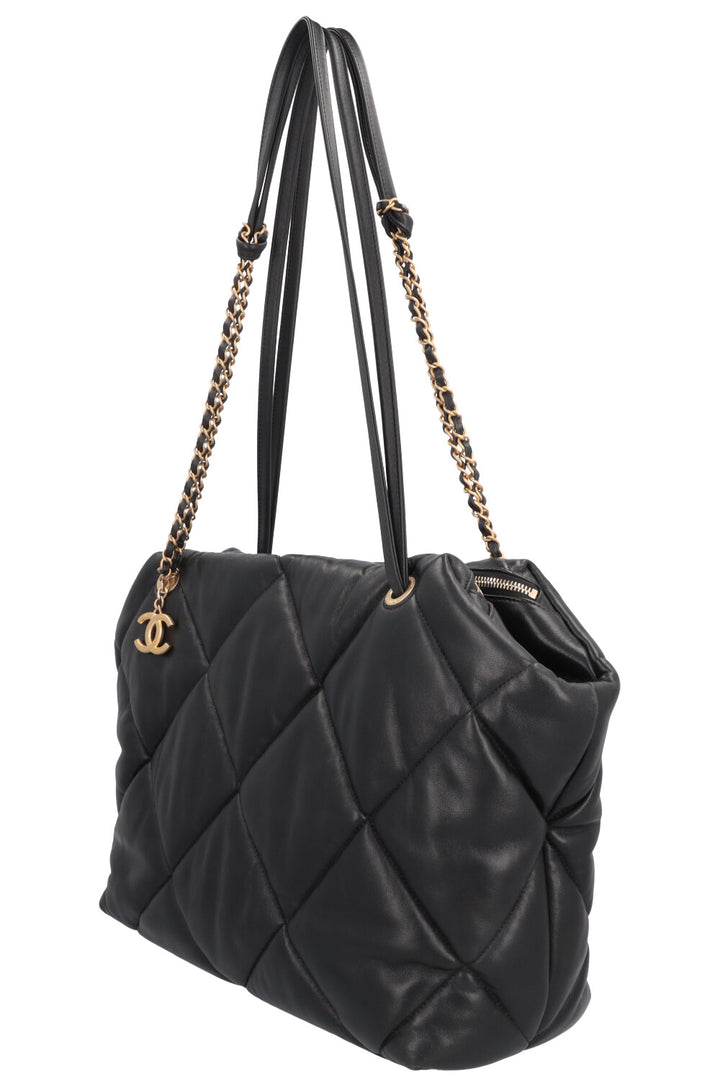 CHANEL Paris-New York Bowling Tote Black
