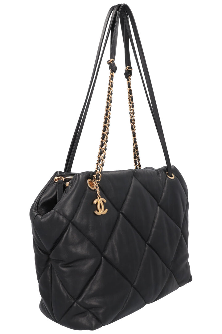 CHANEL Paris-New York Bowling Tote Black