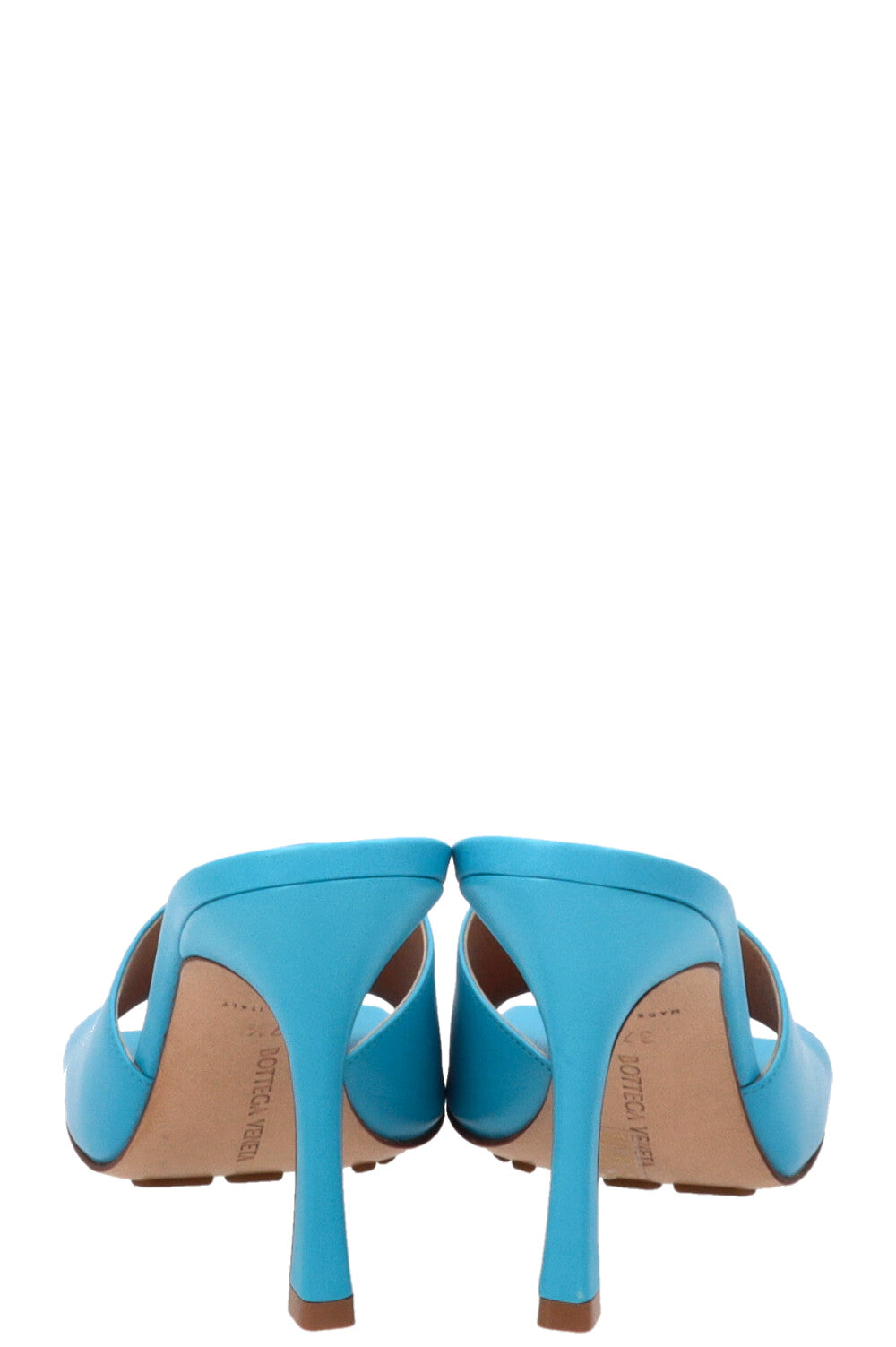 Mules extensibles BOTTEGA VENETA en cuir bleu