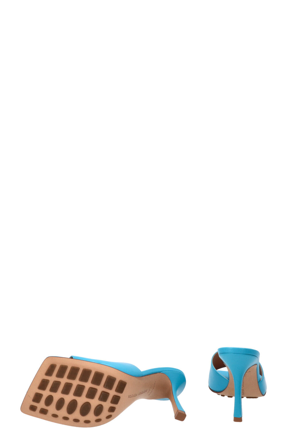 Mules extensibles BOTTEGA VENETA en cuir bleu