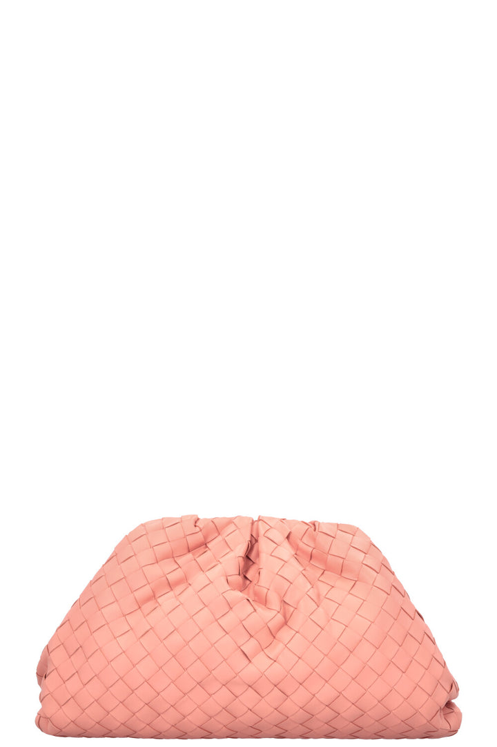 BOTTEGA VENETA The Pouch Intrecciato Salmon
