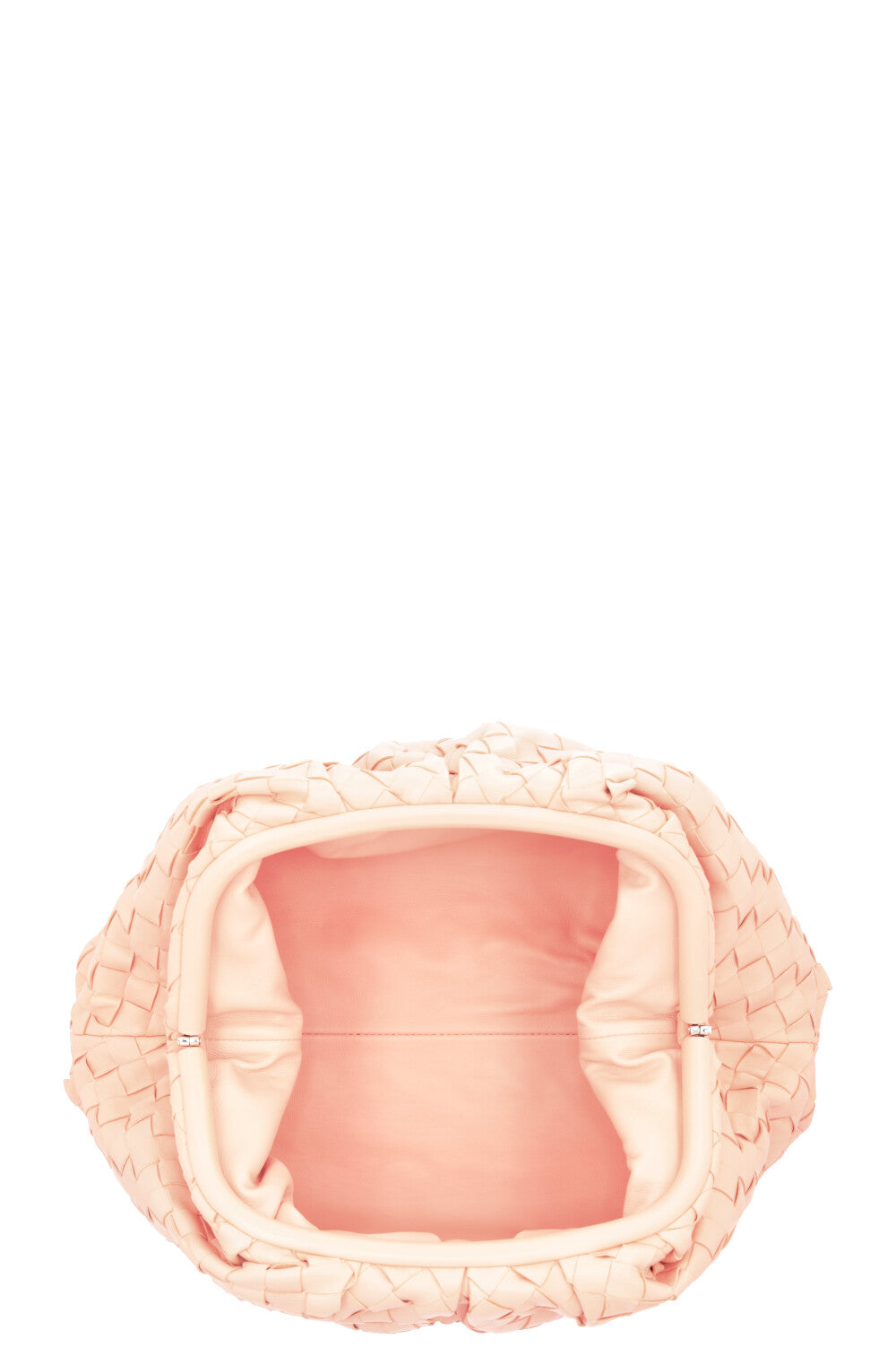 BOTTEGA VENETA The Pouch Intrecciato Salmon