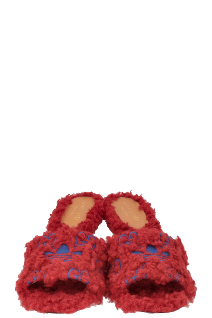 Mules Teddy GG rouges GUCCI x ADIDAS