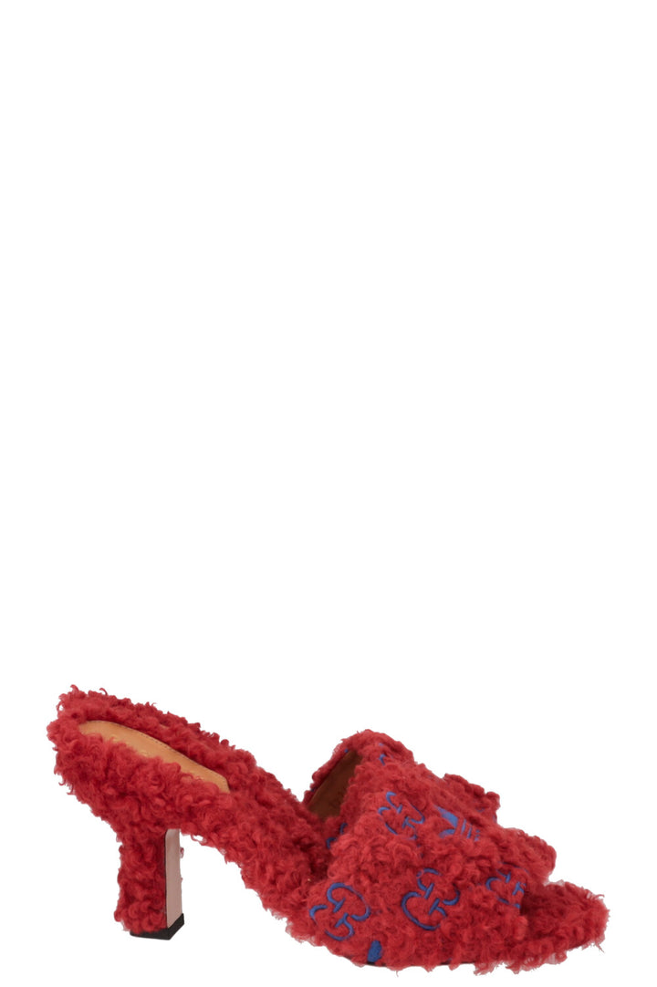 Mules Teddy GG rouges GUCCI x ADIDAS