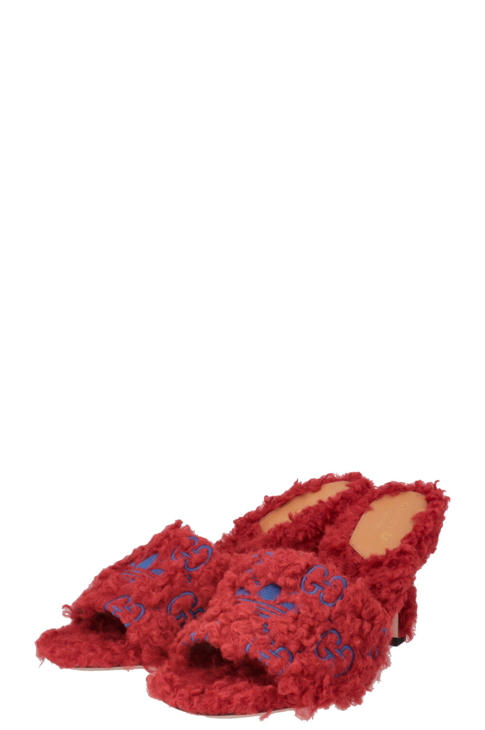 Mules Teddy GG rouges GUCCI x ADIDAS
