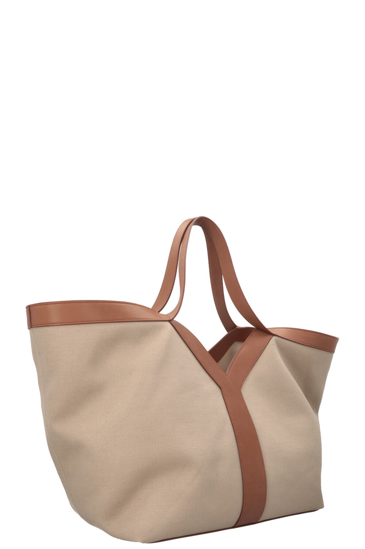 SAINT LAURENT Grand cabas Y en toile