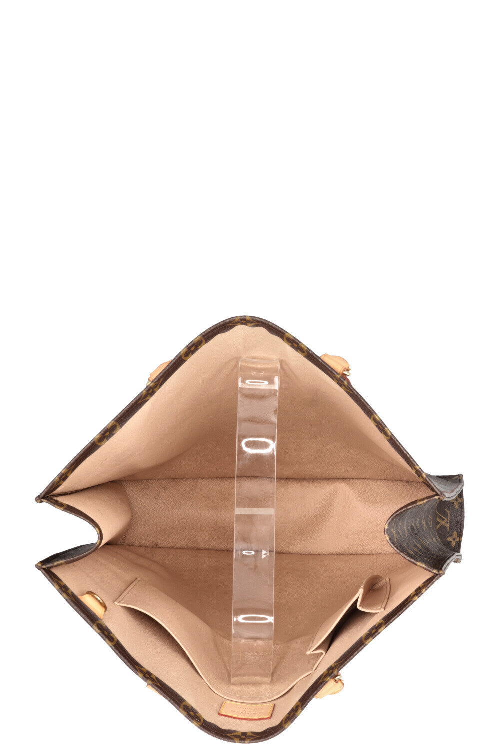 LOUIS VUITTON Sac Plat Tote Bag MNG Canvas