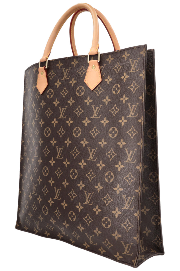 LOUIS VUITTON Sac Plat Tote Bag MNG Canvas