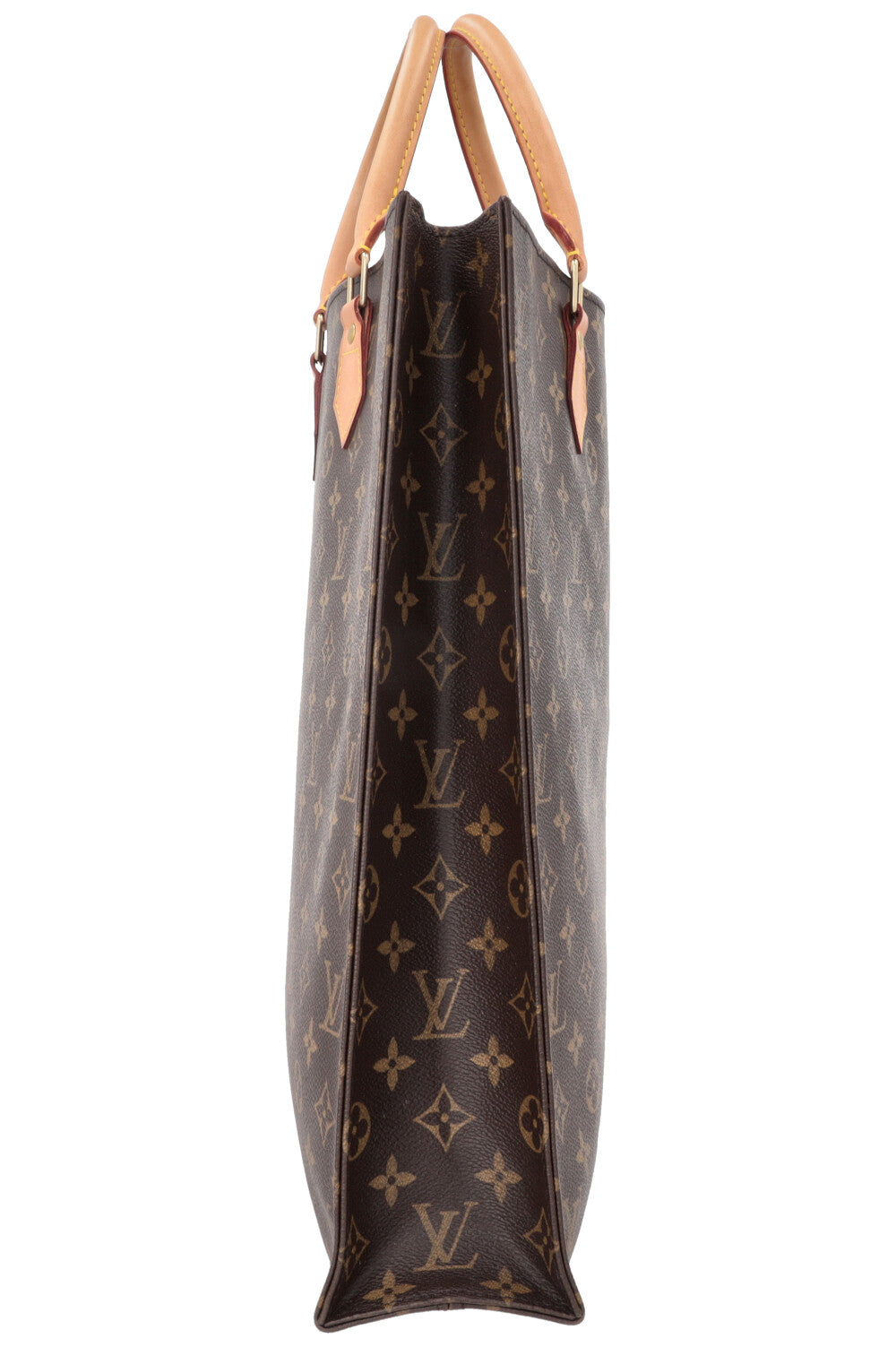 LOUIS VUITTON Sac Plat Tote Bag MNG Canvas